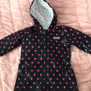 DKNY toddler rain coat